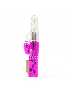 Vibromasseur Rabbit Strass Diamond USB 36 Modes