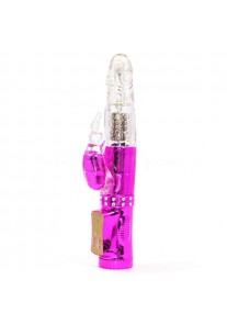 Vibromasseur Rabbit Strass Diamond USB 36 Modes